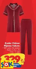 KADIN VİSKON PİJAMA TAKIMI KADIN VİSKON PİJAMA TAKIMI